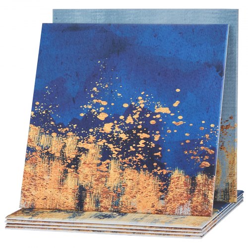 6-Pack Acoustic Art Panels 23.6 x 23.6 Inch Self-Adhesive for Home Pastel | EU