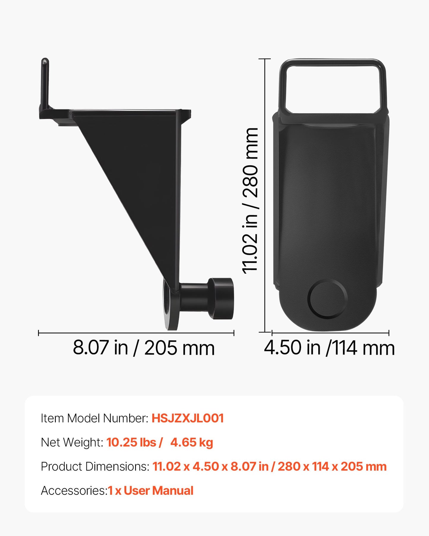 Shipping Container Jack Lug with U-Shaped Handle, 1-Pack, Storage Leveler Booster Withstands Sun & Rain, Heavy Duty Container Jack Lug for Shipping Industry, Logistics, Warehouse Management