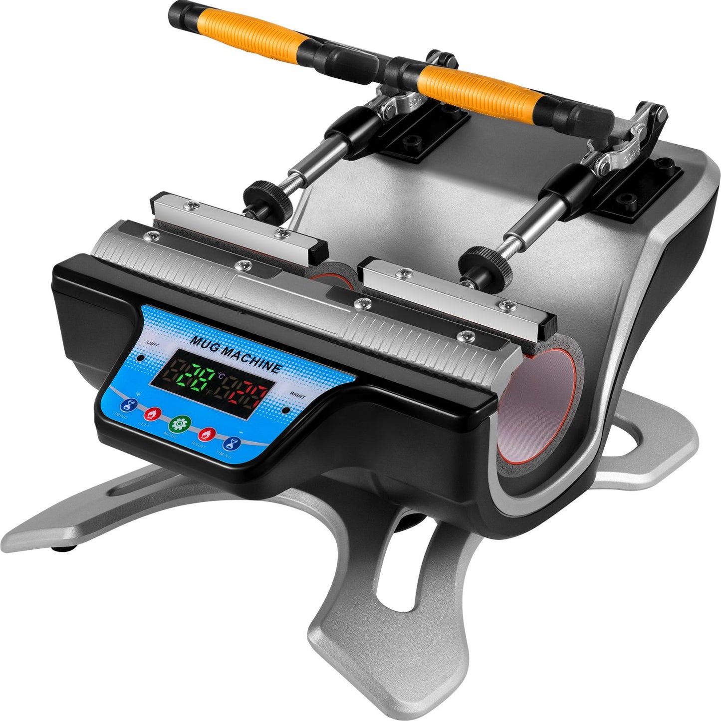 Mug Heat Press, 2pcs 15oz Mug Press Sublimation Machine Dual Station Design, 280W LCD Cup Press Machine for 11oz-15oz, DIY Presser Transferring Pictures on Coffee Mugs Ceramic Cups Bottles