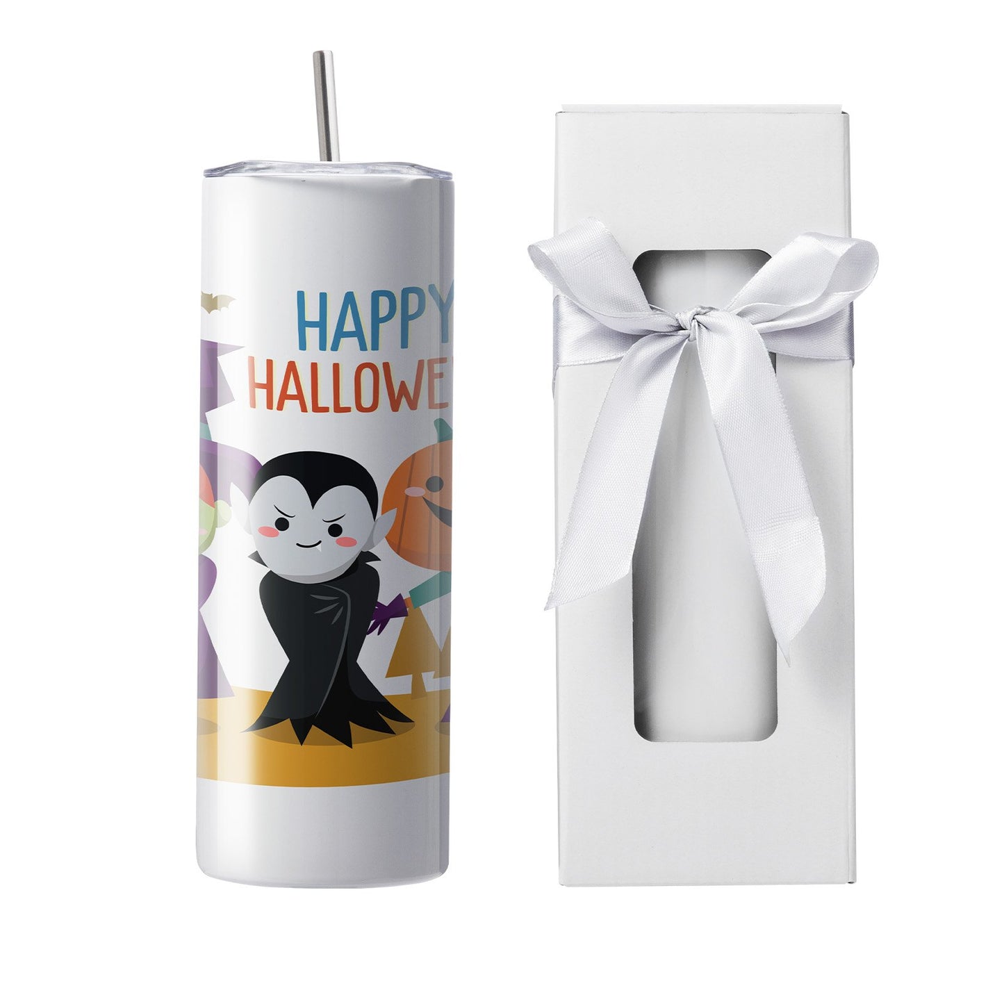 8-pack straight sublimation tumblers, 30 oz glossy tumbler, double wall stainless steel with straw, lid, brush, base, shrink wrap, gift box, for heat press and heat transfer