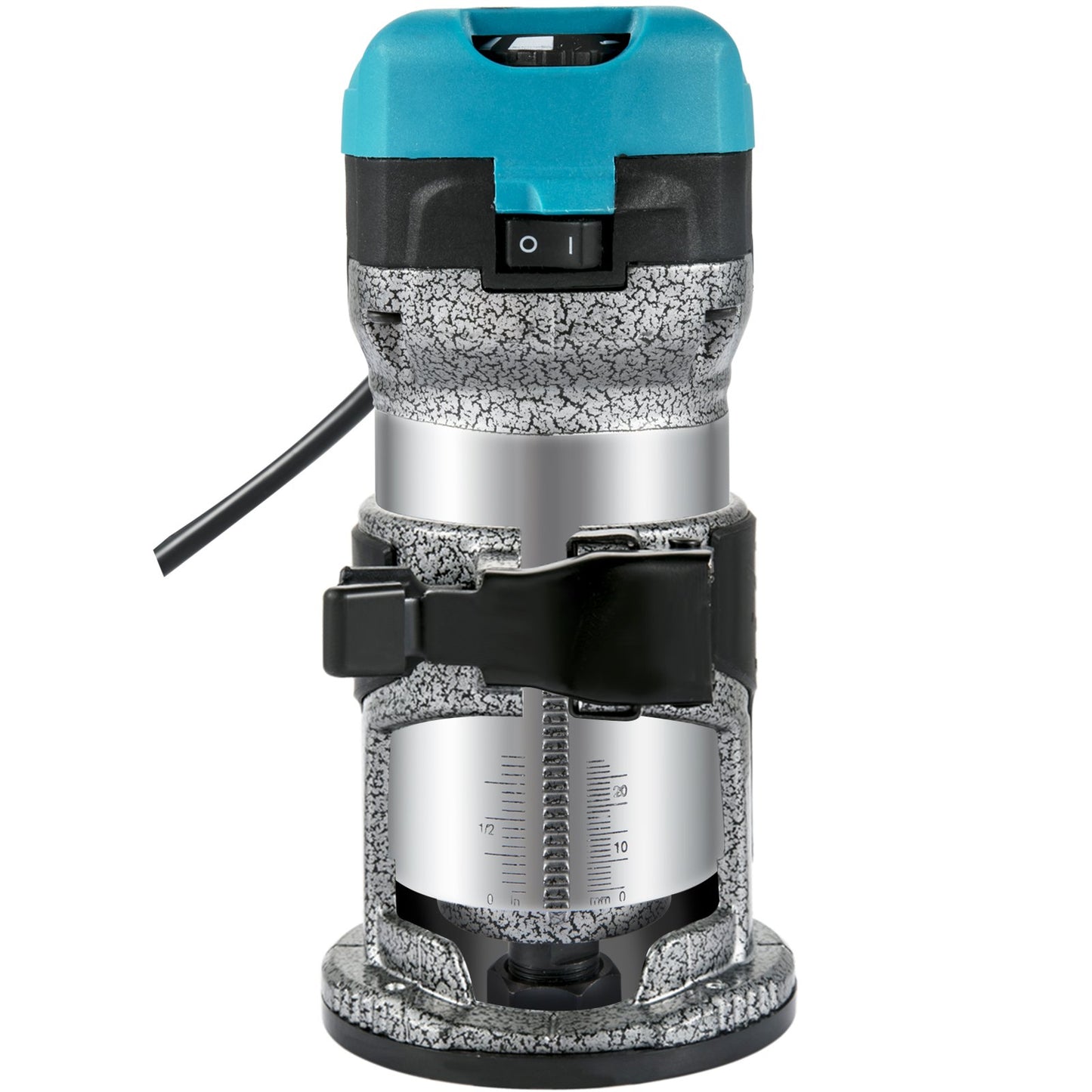 Oberfräse, 710W Oberfräse, Oberfräse für Holzbearbeitung mit drei Fräshülsen, Holzfräse mit fester Basis, Oberfräse für Holzbearbeitung mit Aluminiumgehäuse und 13000 - 33000 U/min Drehzahl