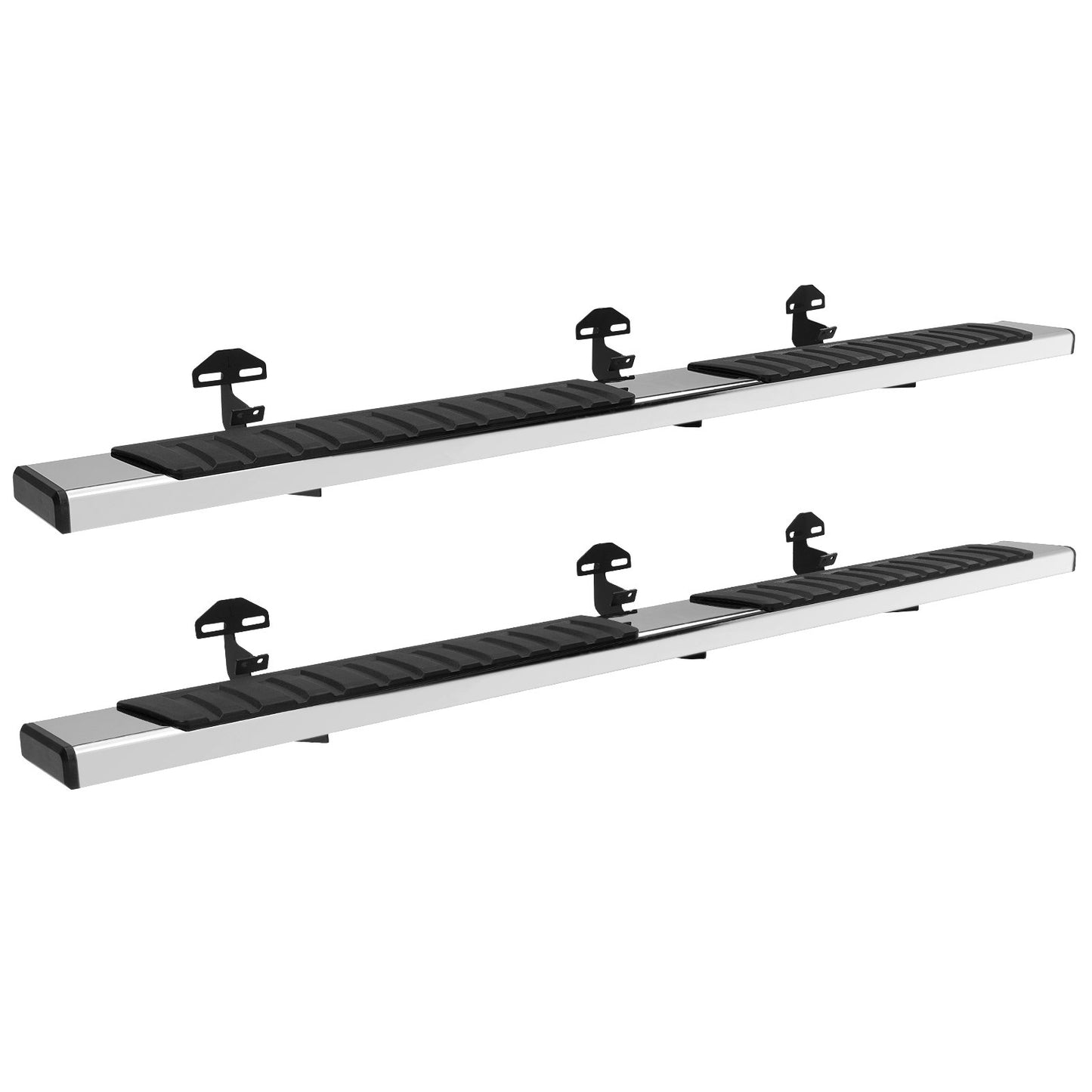 Trittbretter, 6" Trittbretter, kompatibel mit 2009-2018 Dodge Ram 1500/2010-2023 Ram 2500/3500 (einschließlich 2019-2023 Classic) Crew Cab, 201 Edelstahl-Seitenstufen, 500 PCLS