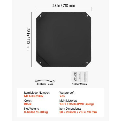 710 x 710 mm Air Conditioning Cover Top Net Universal for Outdoor Use | EU