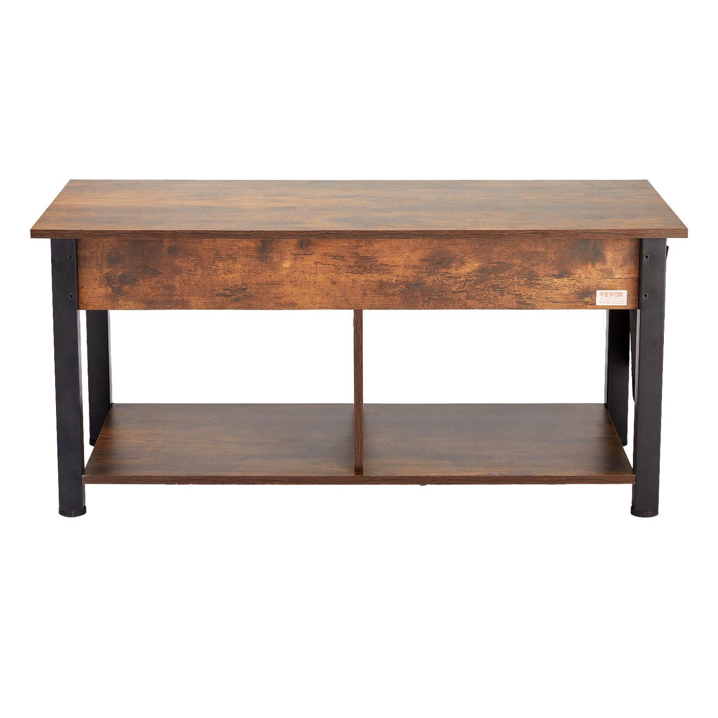 Lift Top Couchtisch 41,7" Rechteckiger Couchtisch für Wohnzimmer Braun