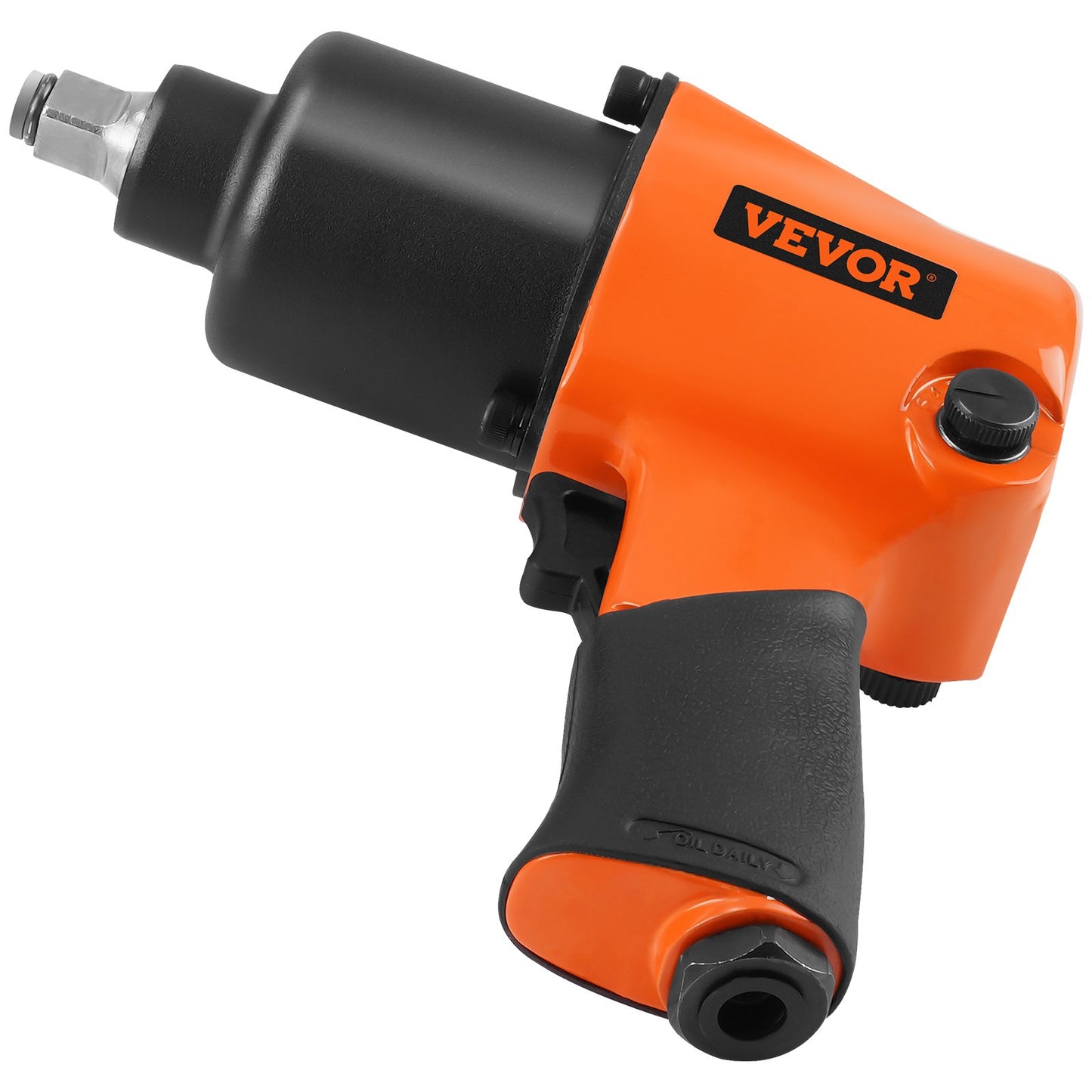 Air Impact Wrench, 1/2" Drive Air Impact Gun Up to 880ft-lbs Nut-busting Torque, 7500RPM Lightweight Pneumatic Tool for Auto Repairs and Maintenance