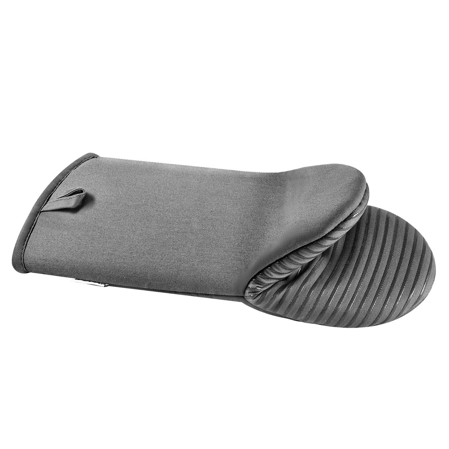 Oven Mitts, Mini Oven Mitt Set with Non-Slip Silicone Strips, High Heat Resistant to 500℉, Lightweight Cotton Baking Mitts 13.07 x 6.1 inch with 2 No-Marks Hooks for Home, Kitchen, 2 Piece