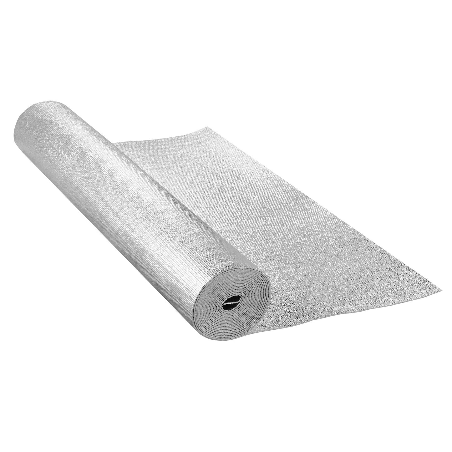 Dubbelreflekterande isoleringsrulle Skumkärna Radiant Barrier 48 tum x 25 fot