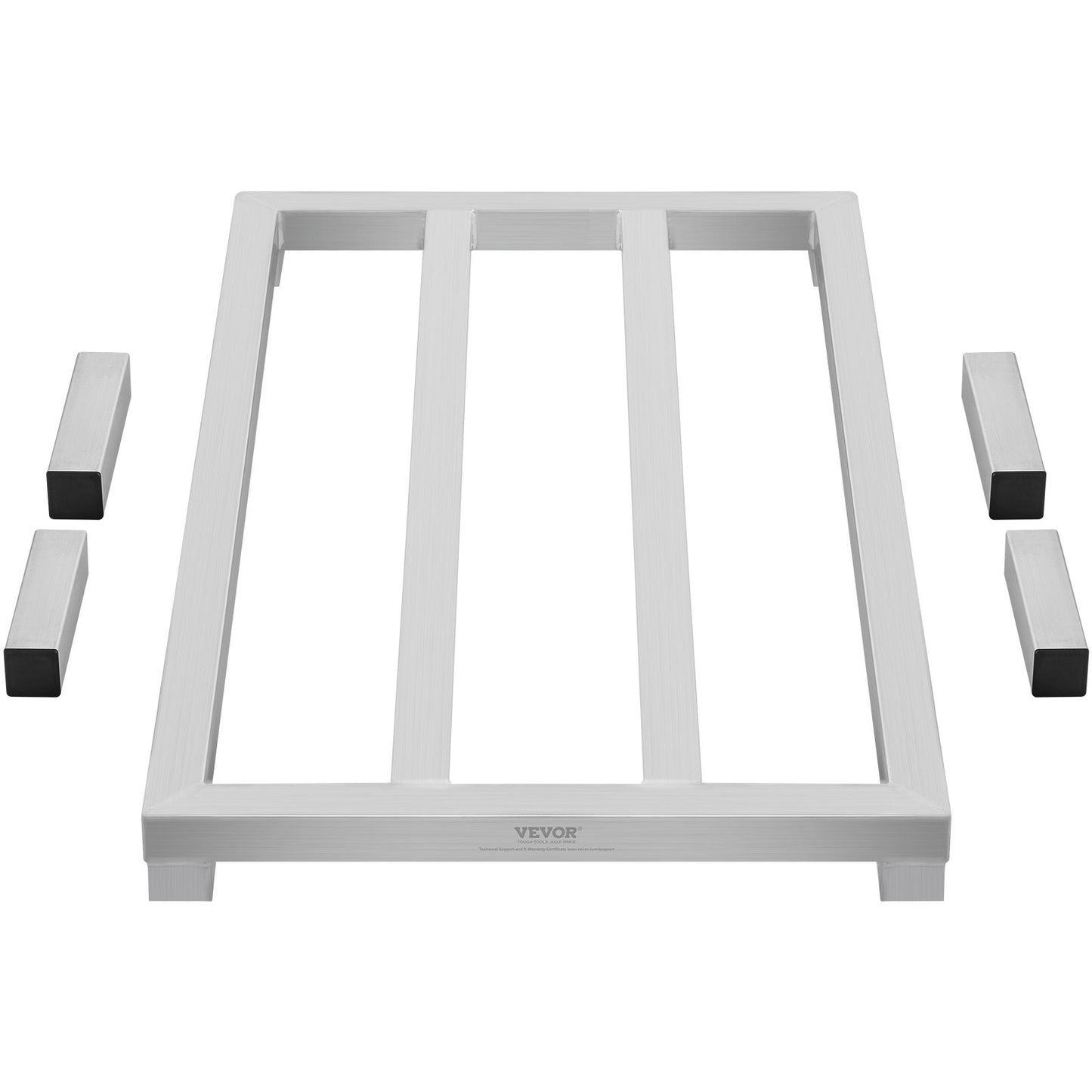 Aluminum Dunnage Rack Stationary Dunnage Rack 36” x 20” x 8” Storage Rack