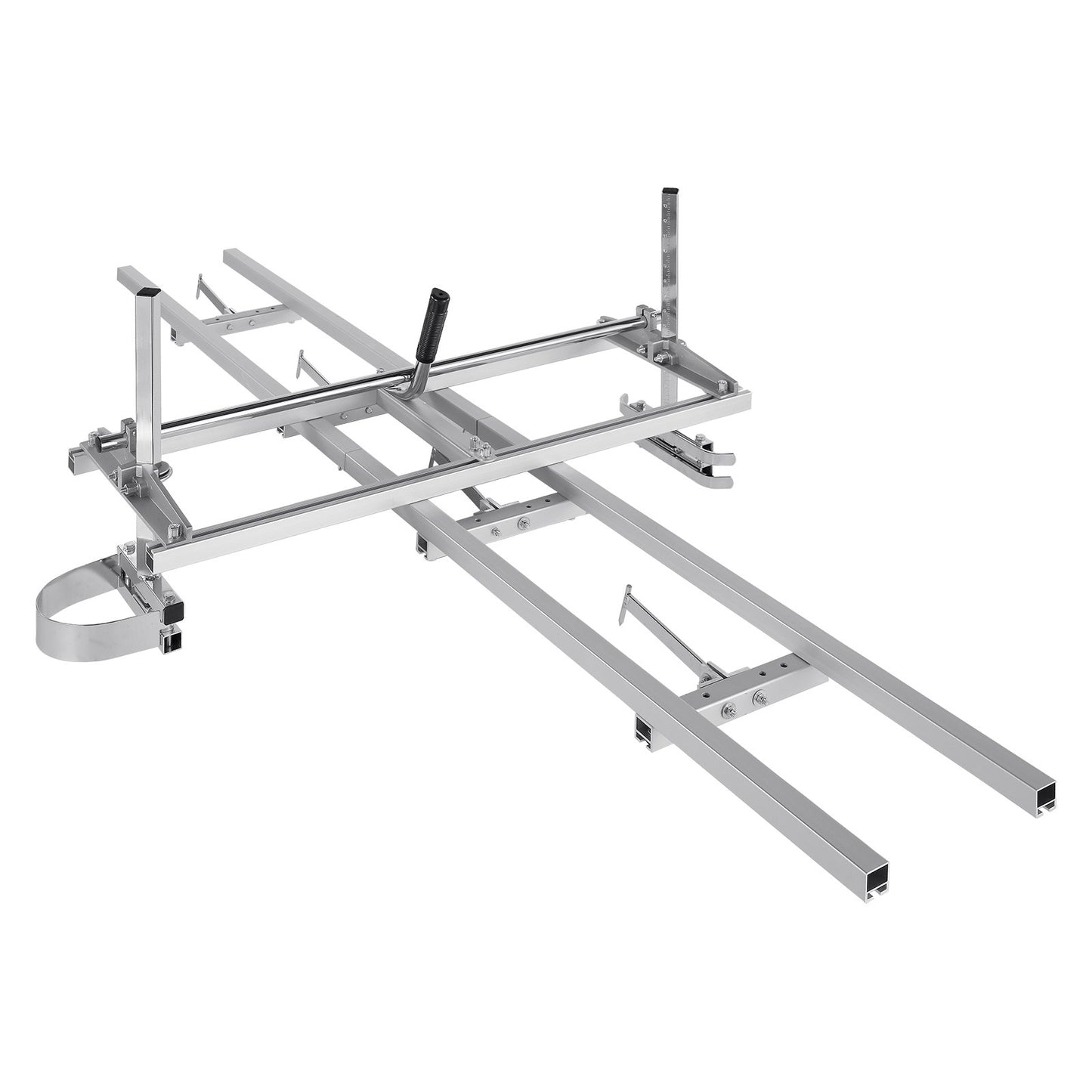 Kettensägen- und Schienenfräsen-Steuerungssystem, tragbares Sägewerk mit 14-36-Zoll-Schiene, 9 Fuß lange Aluminium-Sägefräsen-Schienensteuerung mit Kettensägenmischer für Holzarbeiter und Tischler