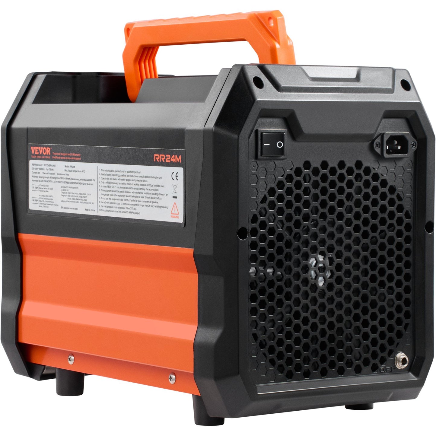 Kylmedelsåtervinningsmaskin 1 HP Dual Cylinder Brushless Portable AC