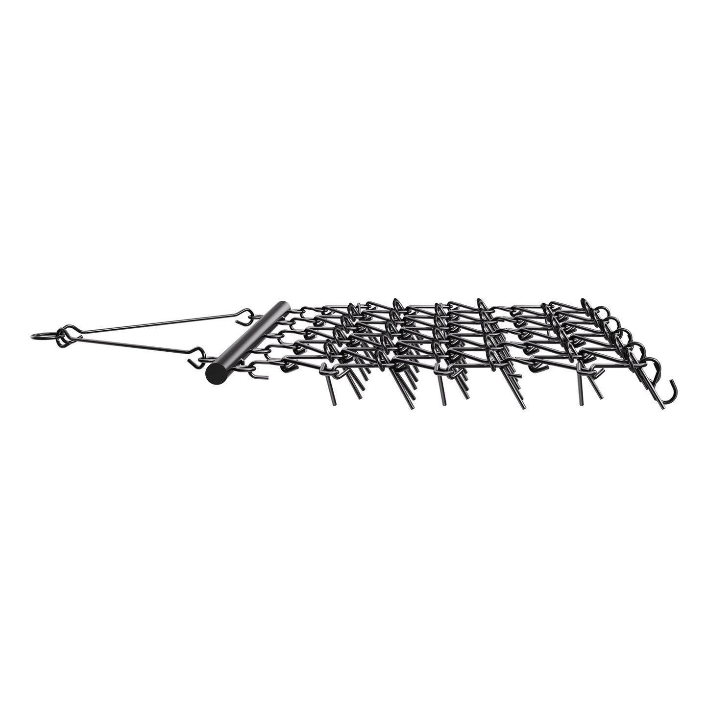 Drag Harrow 5.8 x 4.8 ft Chain Harrow ATV Lawn Rake for Landscape Leveling