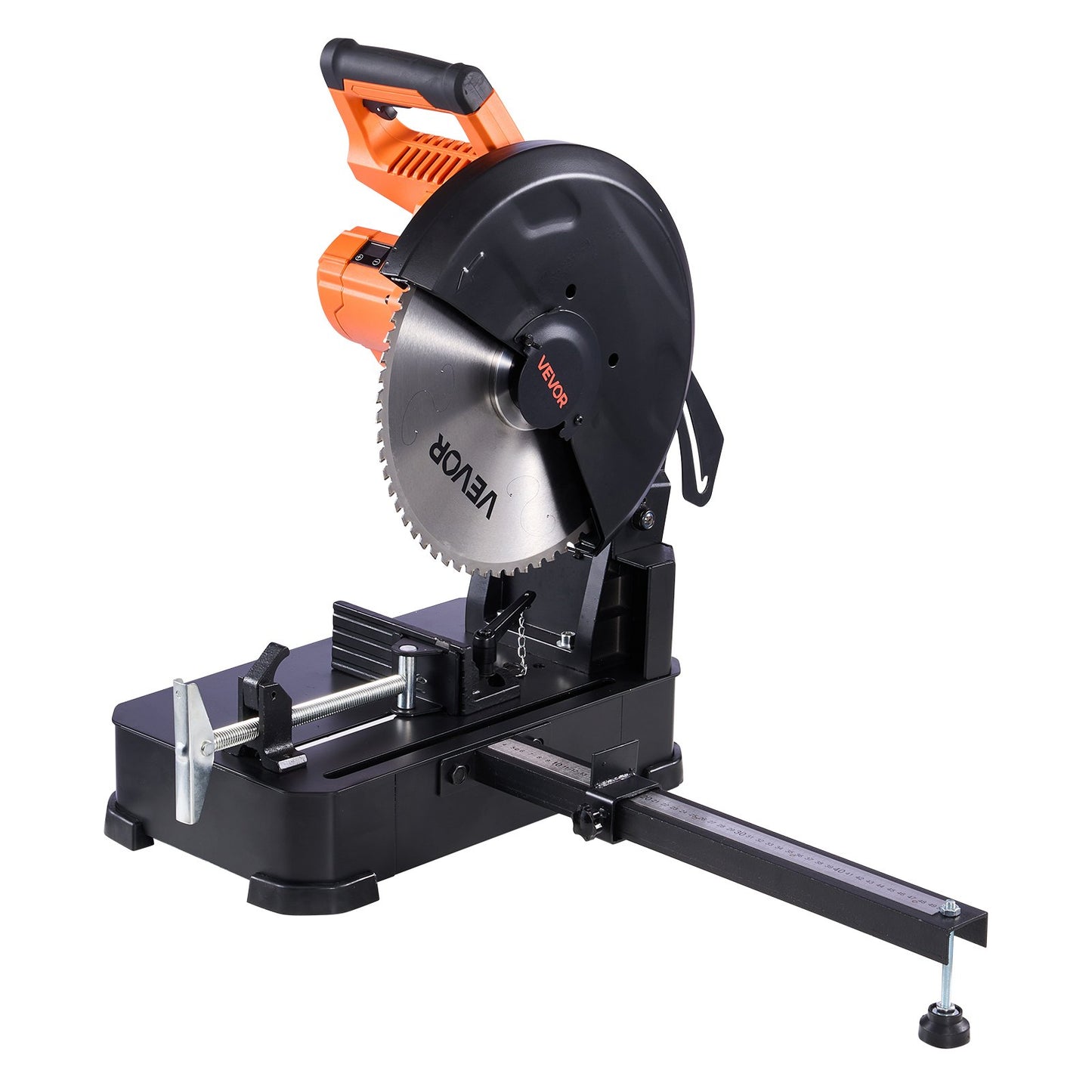 Chop Saw, 14-inch Stainless Steel Cold Cut Blade, 3500 W Powerful Brushless Motor, 750-1200 r/min Adjustable Speed, Metal Cutting Chop Saw for Metal Square and Flat Tubes, I-Shaped Steels