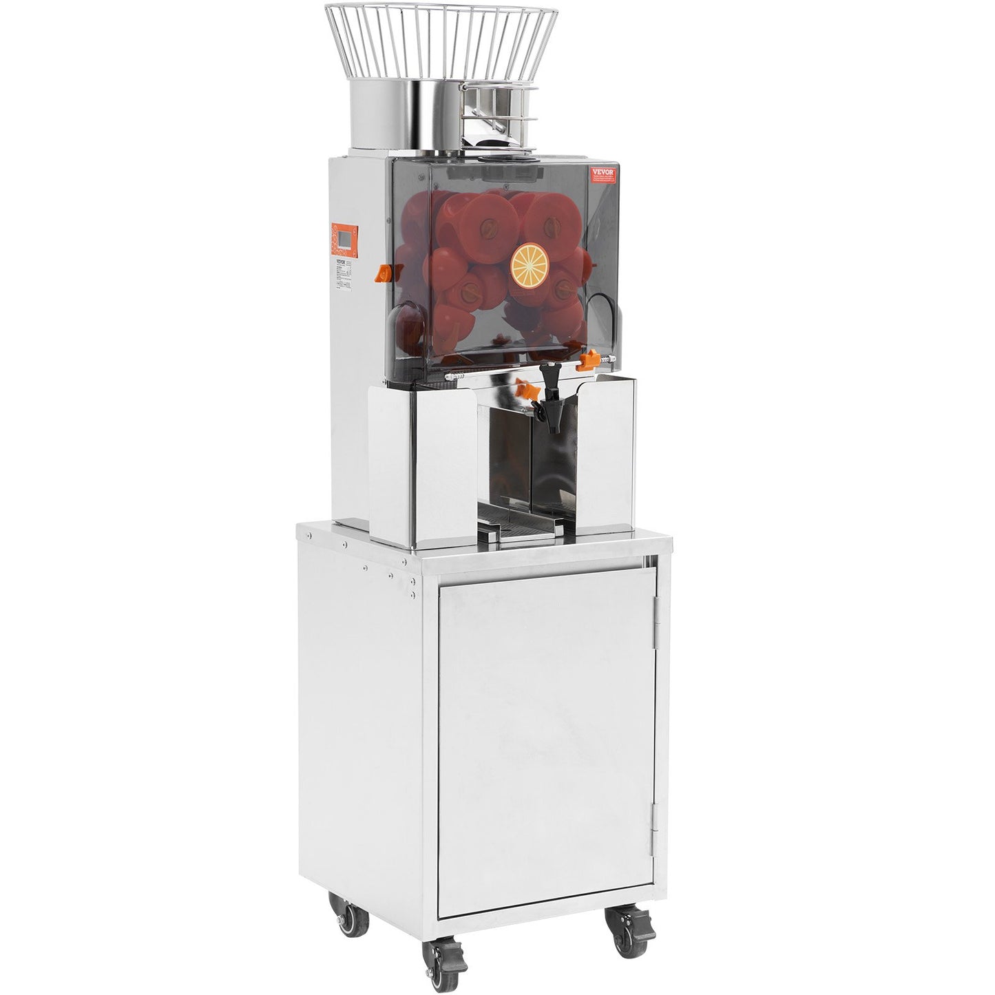 Commercial Orange Juicer Machine 120W Automatisk Juice Squeezer Extractor