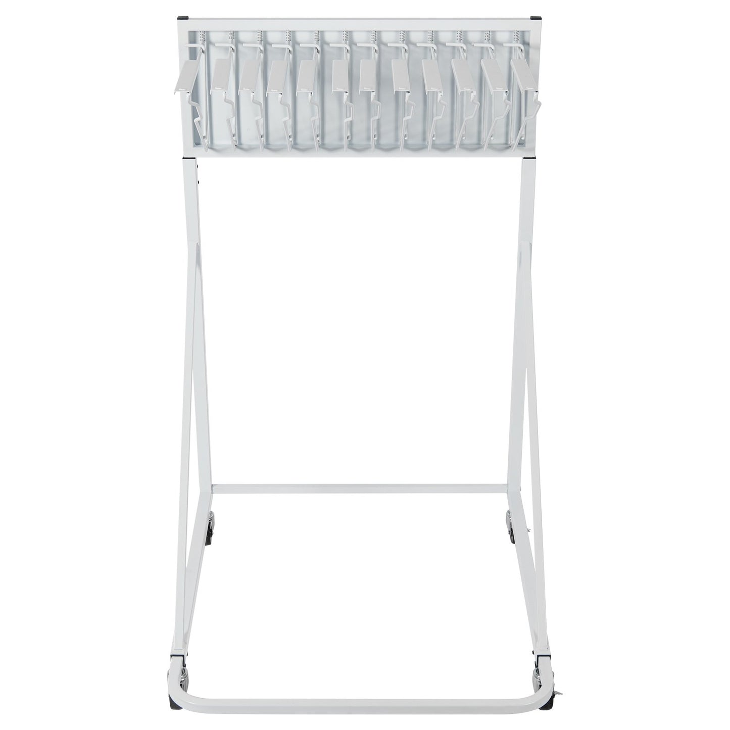 Mobile Blueprint Storage Rack Plan Holder with 12 Pivot Brackets 240 lbs
