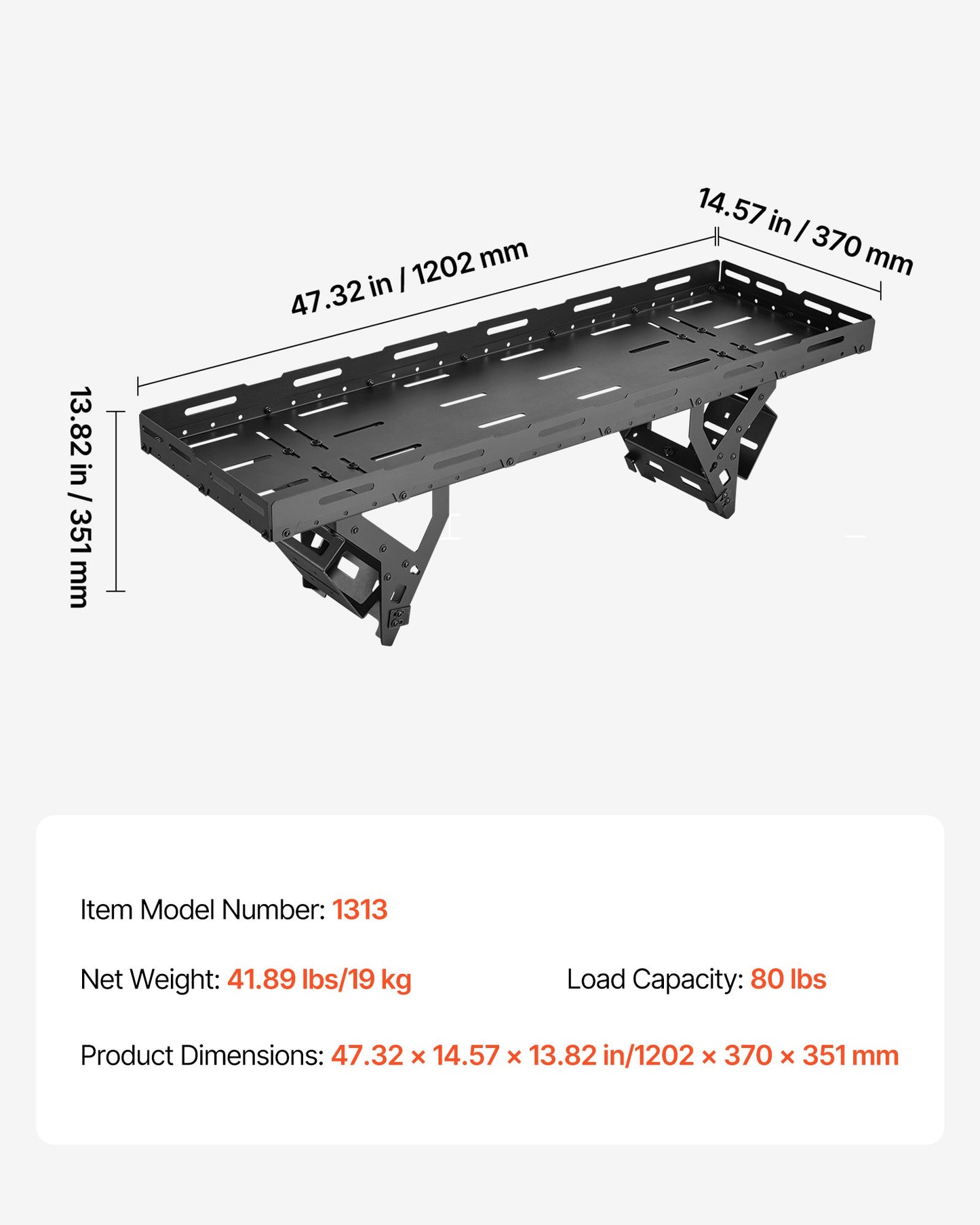 Spare Tire Cargo Basket, for 30-40 Inch Tires, Fit for 1976-2024 Jeep Wrangler JK JL TJ YJ CJ, 80 lbs Load Capacity, Utility Cargo Basket Rack Storage Tray Replacement, No-Drill Installation