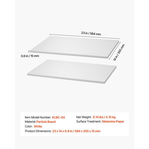 Melaminhyllor, 2 stycken, Träskåphyllor, Tillskurna i Storlek för Garderobssystem, Ersättningsskåphylla, Mångsidig Garderobsskiva för Garderober, Skåp eller andra specialanpassade hyllbehov | EU