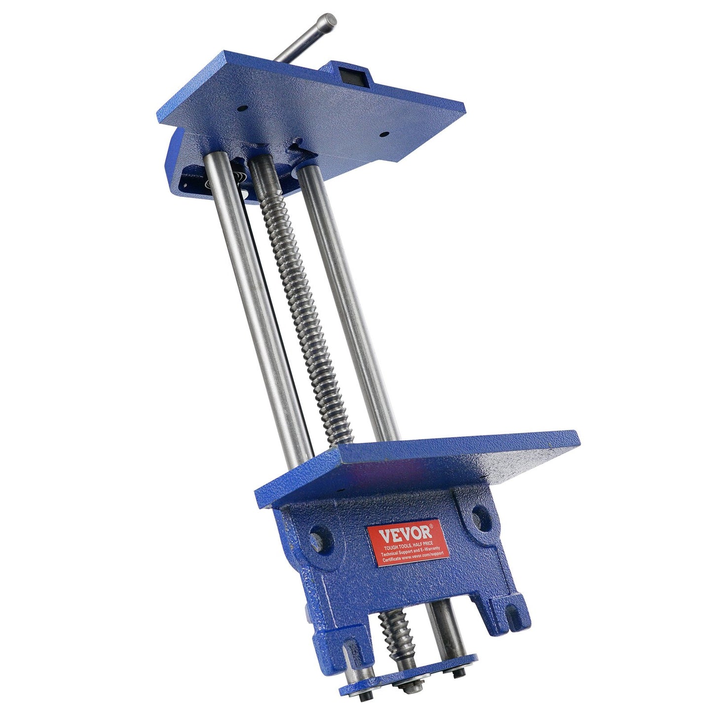 Schraubstock für die Holzbearbeitung, 13 Zoll, Werkbankschraubstock aus robustem Gusseisen, 10,6 Zoll Backenbreite, mit Schnellspannhebel für die Holzbearbeitung, Schneiden und Bohren