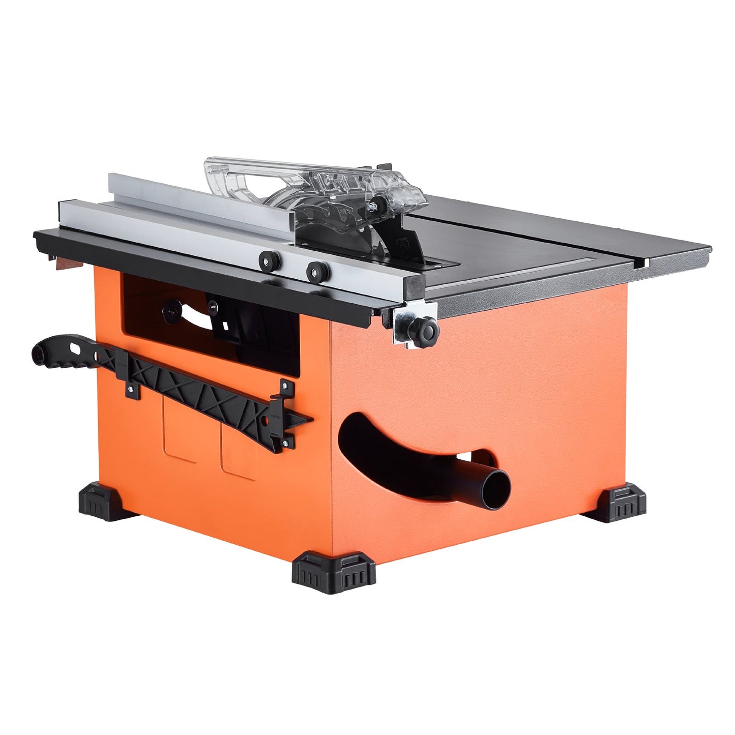 Table Saw, 1200W Portable Compact Table Saw, 210MM Saw Blade OD Construction Circular Saw, 225MM Max. Cutting Capacity, 4800rpm Cutting Speed, with 24-tooth Saw Blade, Miter Gauge, for DIY Woodworking and Furniture Making