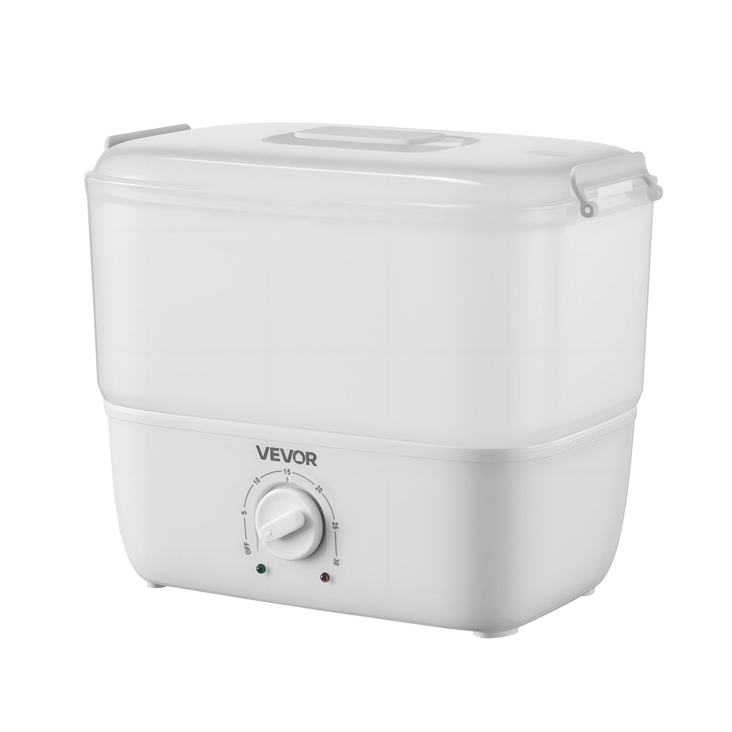 Hot Towel Warmer, 1.1 gal Small Towel Steamer with Clip & Indicator, Holds 12-15 Towels, Portable Facial Warmer Quickly Heats Up in 5 Minutes, for Spa, Barber, Manicures, Massage, Salon, White