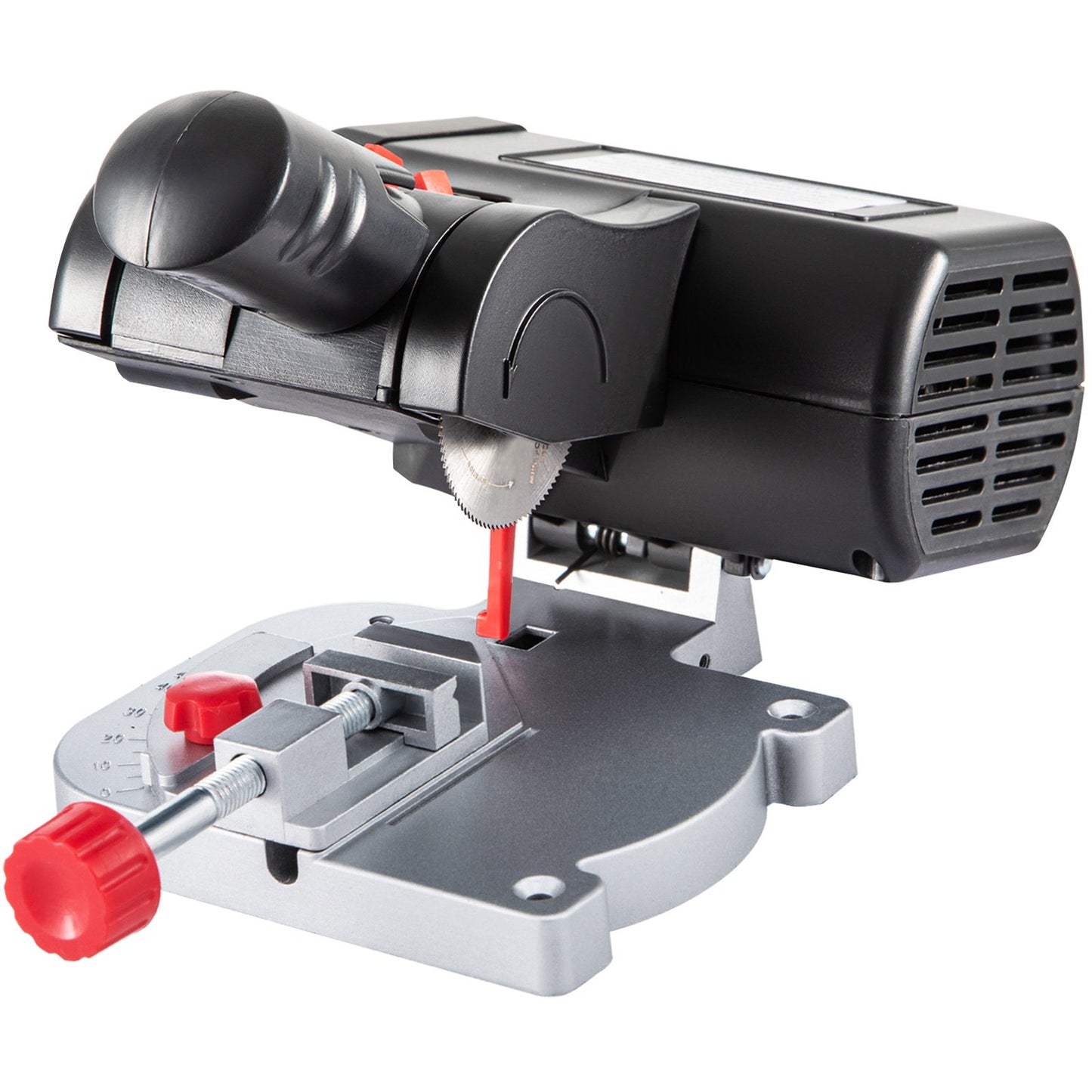 Mini Miter Cut-off Chop Saw, Two 2-5/16\" Blade of Steel and Resin with 1/2inch Cutting Depth, 0-45° Benchtop Miter Saw for Copper, Aluminum, Wood, Zinc in Hobby Craft