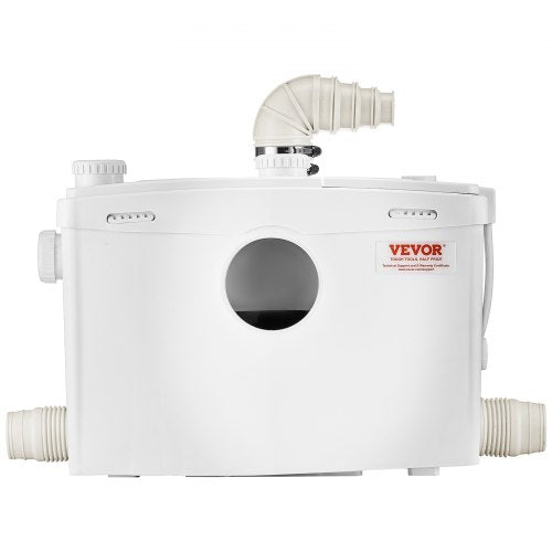 Zerhackerpumpe, 1200 W, 48 GPM Durchfluss, 33 Fuß Hubhöhe für Toilette, Kellerspüle | EU