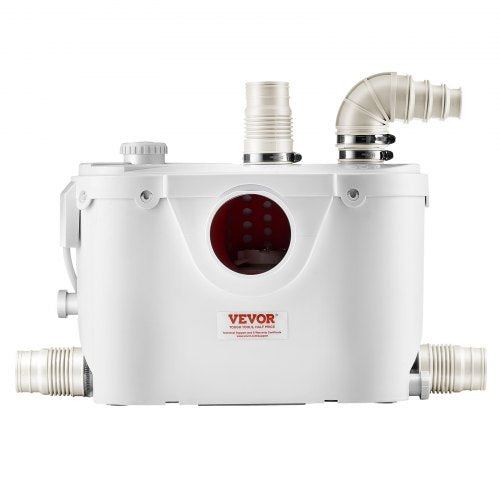 Zerhackerpumpe, 500 W, 29 GPM Durchfluss, 26 Fuß Hubhöhe für Toilette/Kellerspüle | EU