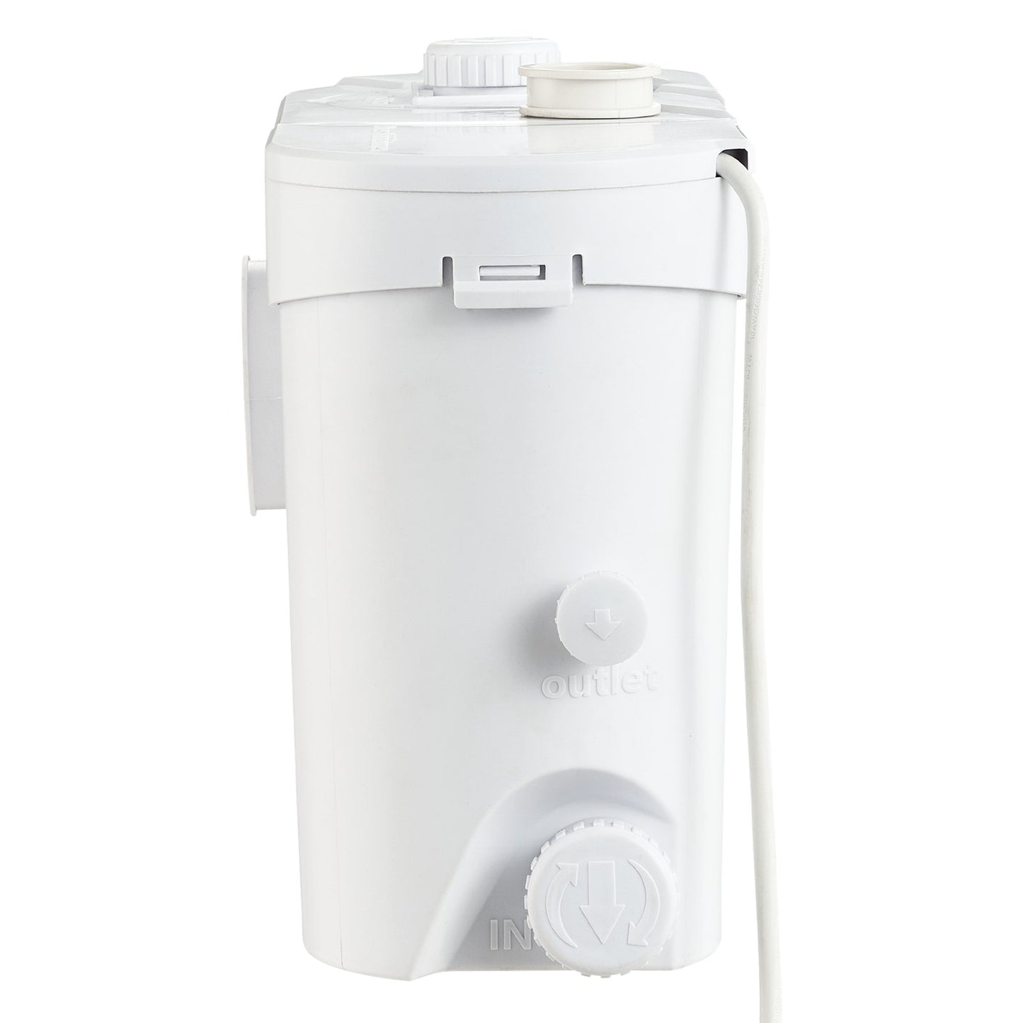 Zerkleinerer-Abwasserpumpe, Keller-Zerkleinererpumpe, 700 W, 9600 l/h Durchfluss, 10 m Auslasskopf, 99 % antimikrobiell wirksam, mit 3 Wassereinlässen für Toilette, Keller, Küche, Waschbecken, Badewanne, Kanalisation, Geschirrspüler