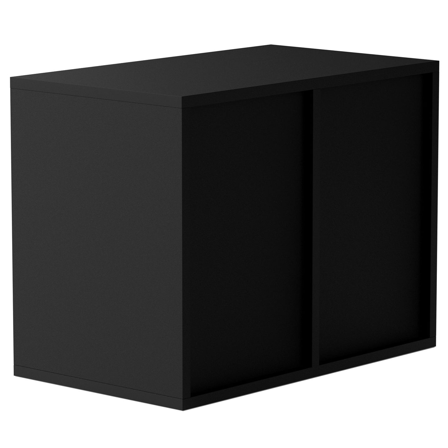 Literatur-Organizer aus Holz, 12 Fächer, Aktensortierer mit herausnehmbaren Regalen, Briefkästen für die Poststellenorganisation im Büro, Zuhause, Klassenzimmer, EPA-zertifiziert, Schwarz