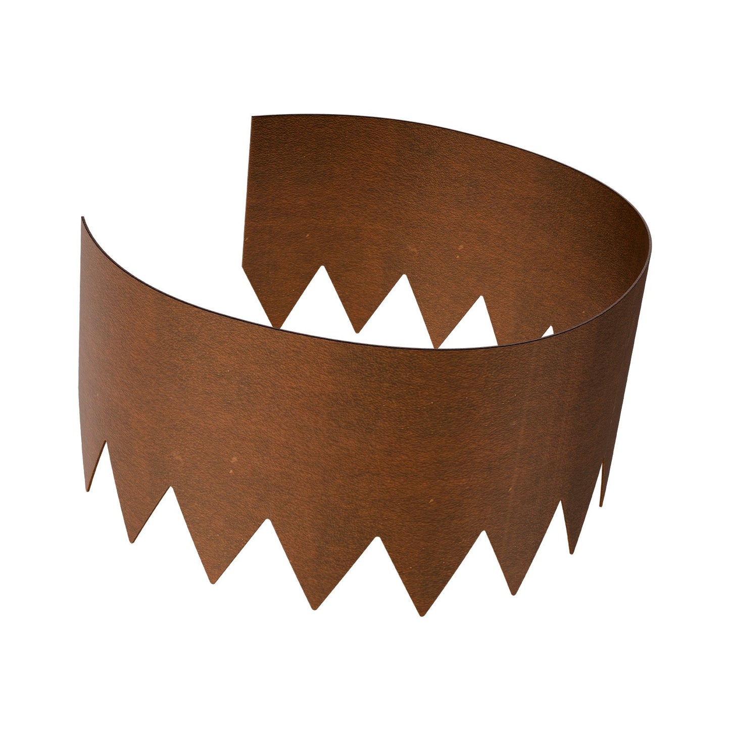 Stål Landskapskant 6-pack 40 x 8 tum väderbeständig för trädgårdsgräs