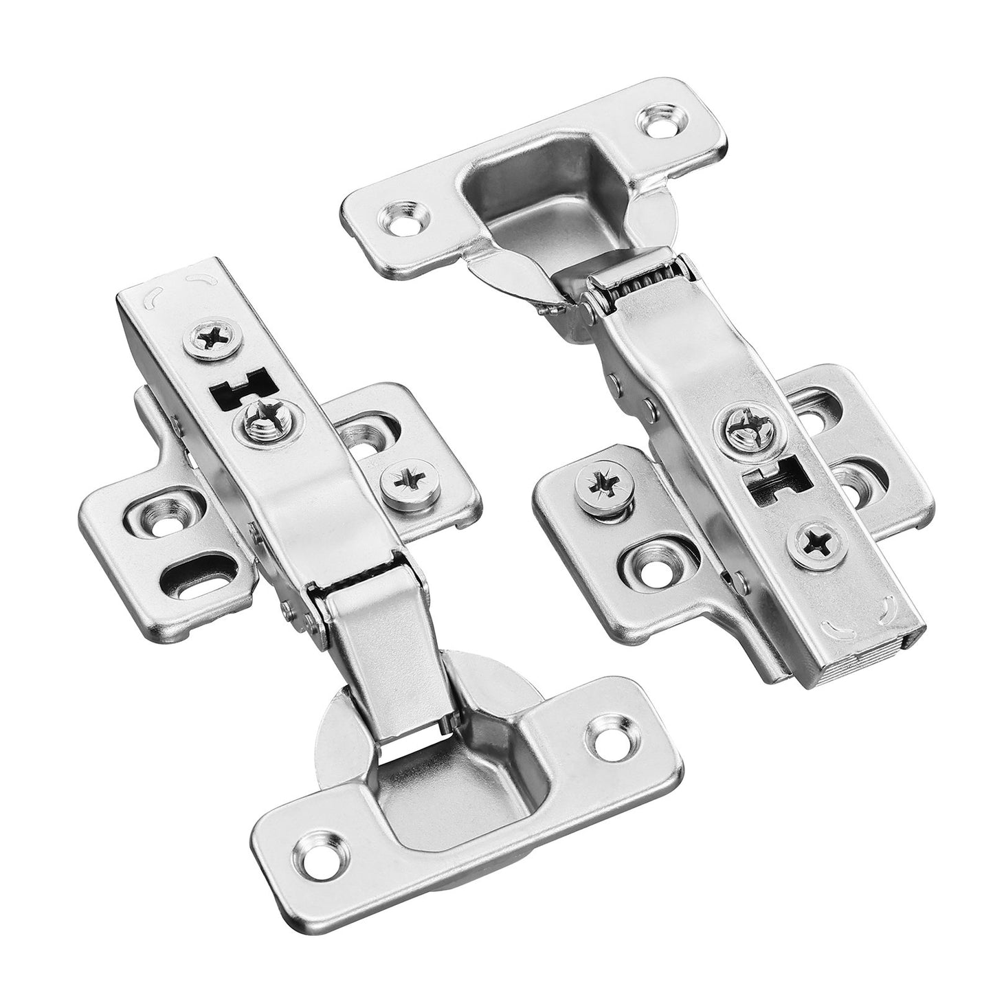Cabinet Hinges, 40 Packs Full Overlay Kitchen Cabinet Door Hinges, 100 Degree Opening Angel Soft Close Concealed Cupboard Hinges for Frameless Cabinet Type, with Mounting Screws