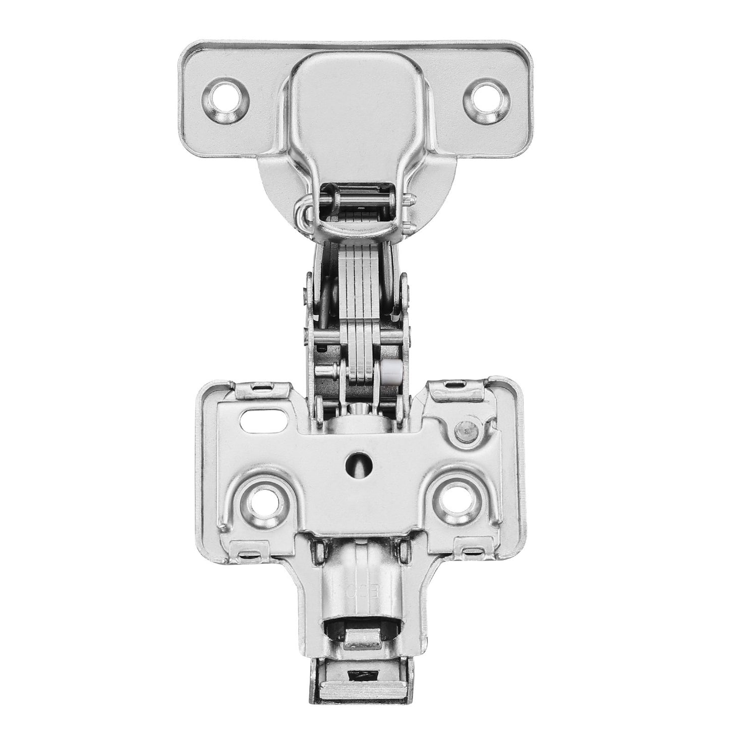 Schranktürscharniere, 40er-Pack, vollflächig aufliegend, sanftes Schließen für rahmenlose Ausführung