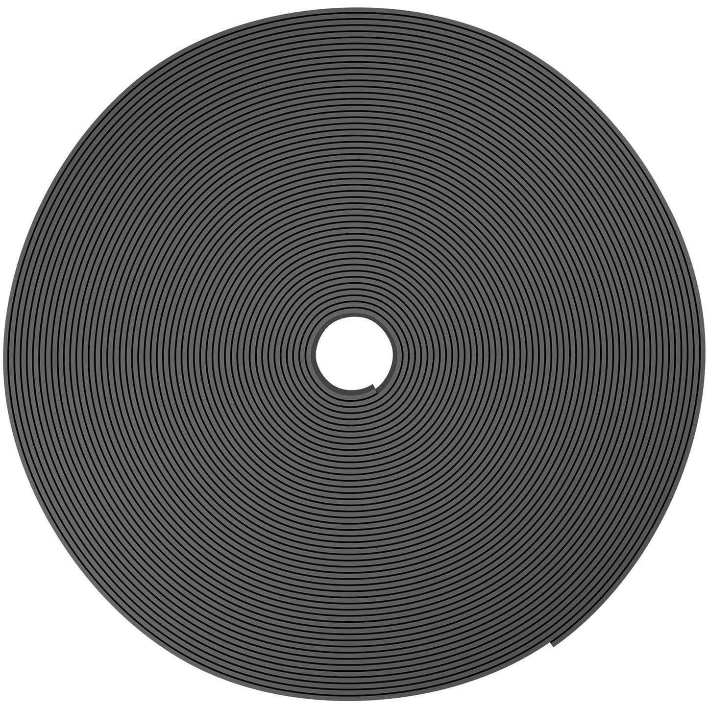 Landskapskant, 10 tums djup 60 fot total längd, återvunnen HDPE rullad terrassbräda, flexibel böjningskant för landskapsarkitektur, gräsmatta, trädgård, gård, mot invaderande ogräs, svart