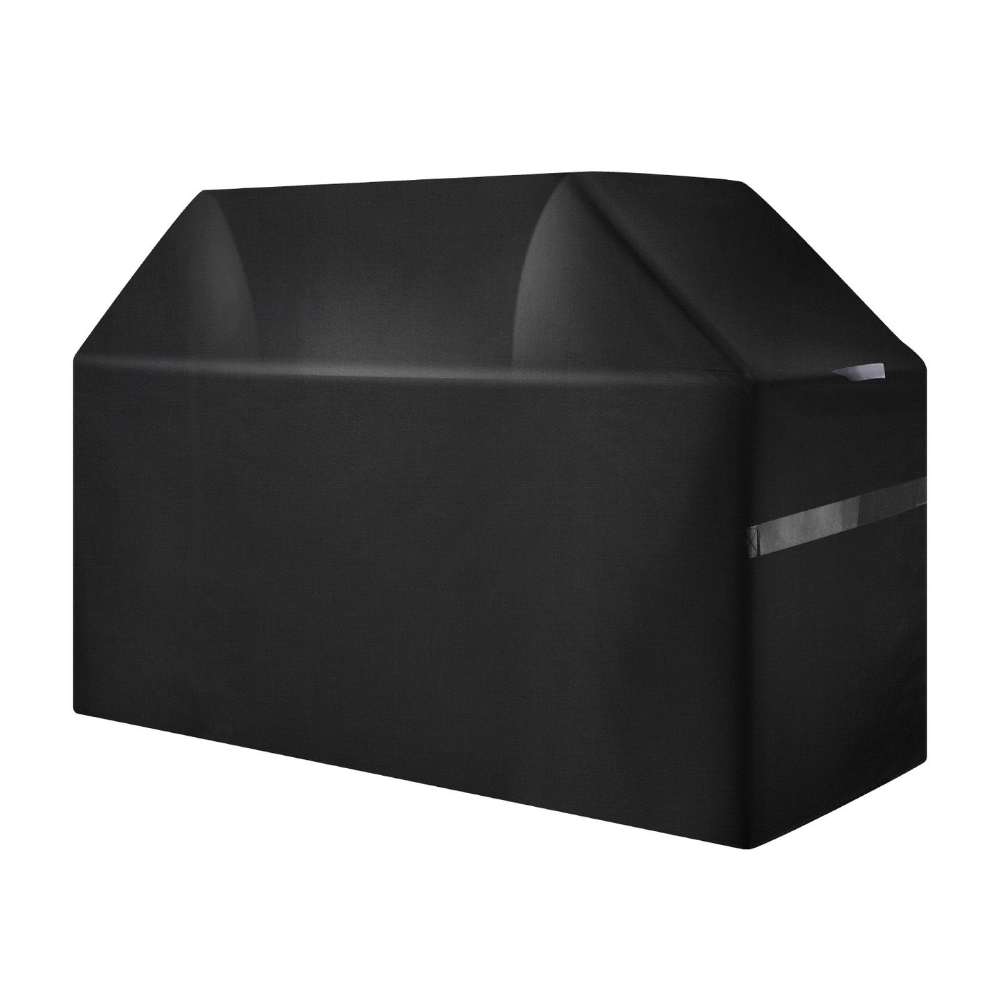 Grill Cover, 65 inch BBQ Covers for Outdoor Grills, Waterproof, Fade Resistant, Weather Resistant Heavy Duty 600D Polyester, Easy On/Off, with Hook-and-Loop Straps, Black