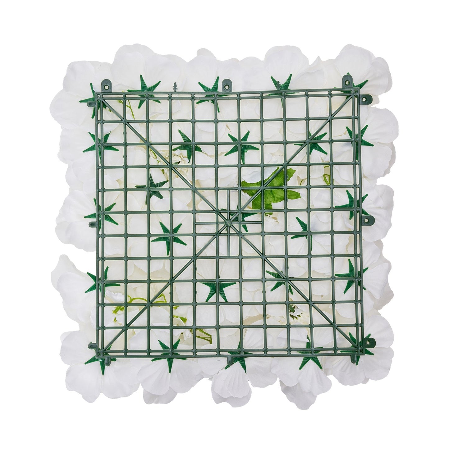 3D Flower Wall Panel 24 ST 15 x 15 tum konstgjord blommig bakgrund för bröllop