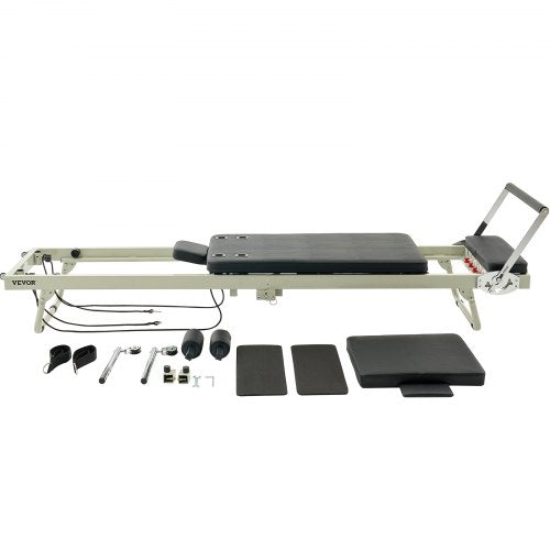 Foldable Pilates Reformer Pilates Machine Home Gym Exercise Equipment | EU