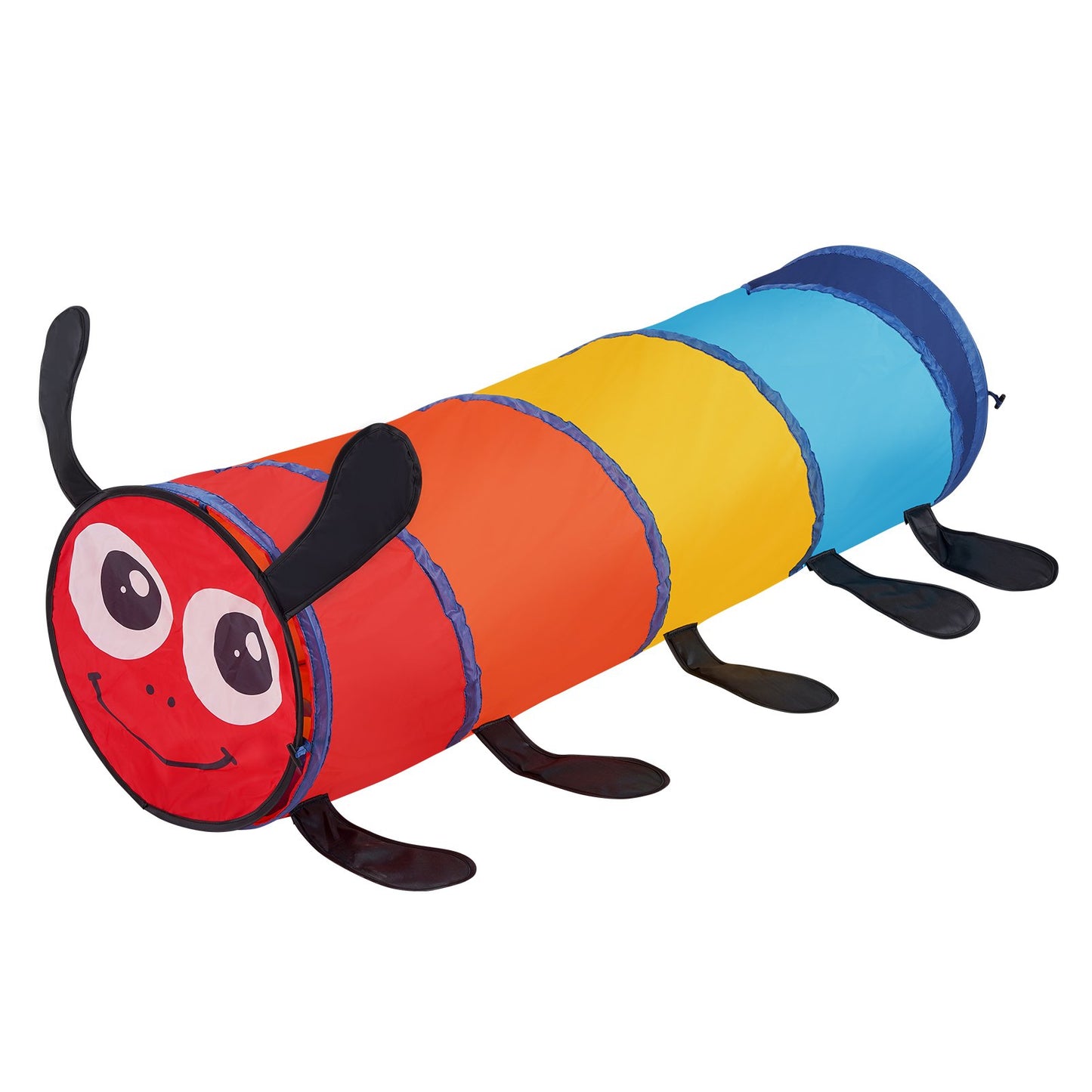 Kinder-Spieltunnelzelt für Kleinkinder, buntes Pop-Up-Raupen-Kriechtunnel-Spielzeug für Babys oder Haustiere, faltbares Geschenk für Jungen und Mädchen, Spieltunnel für drinnen und draußen, mehrfarbig