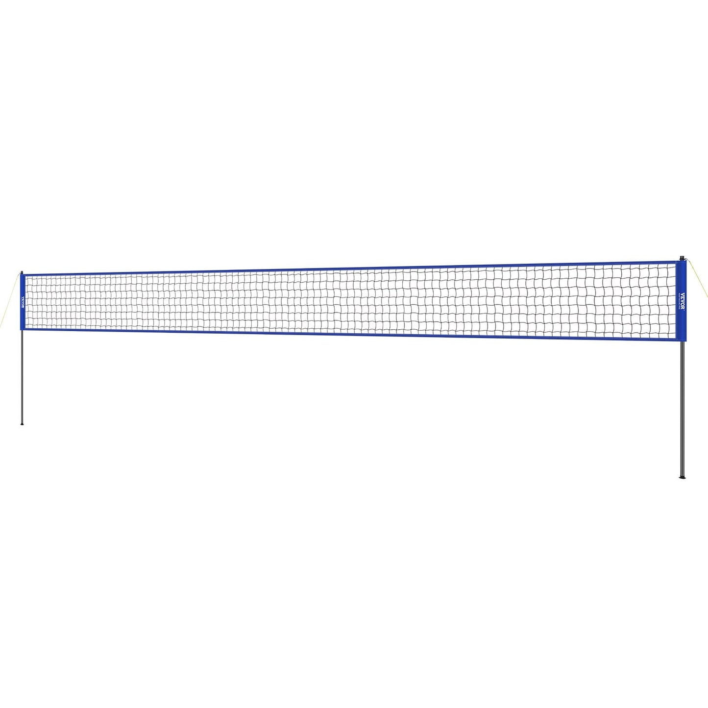 Utomhus bärbart volleybollnätsystem, Stålstolpar med justerbar höjd, Professionell volleybollsats med PVC-volleyboll, pump, bärväska, Heavy Duty volleybollnät för bakgård, strand, gräsmatta