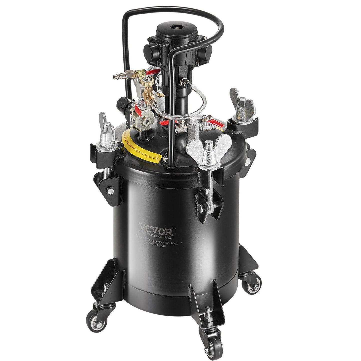 Spray Paint Pressure Pot Tank 10 L/2,5 gal Helautomatisk omrörning 70 psi