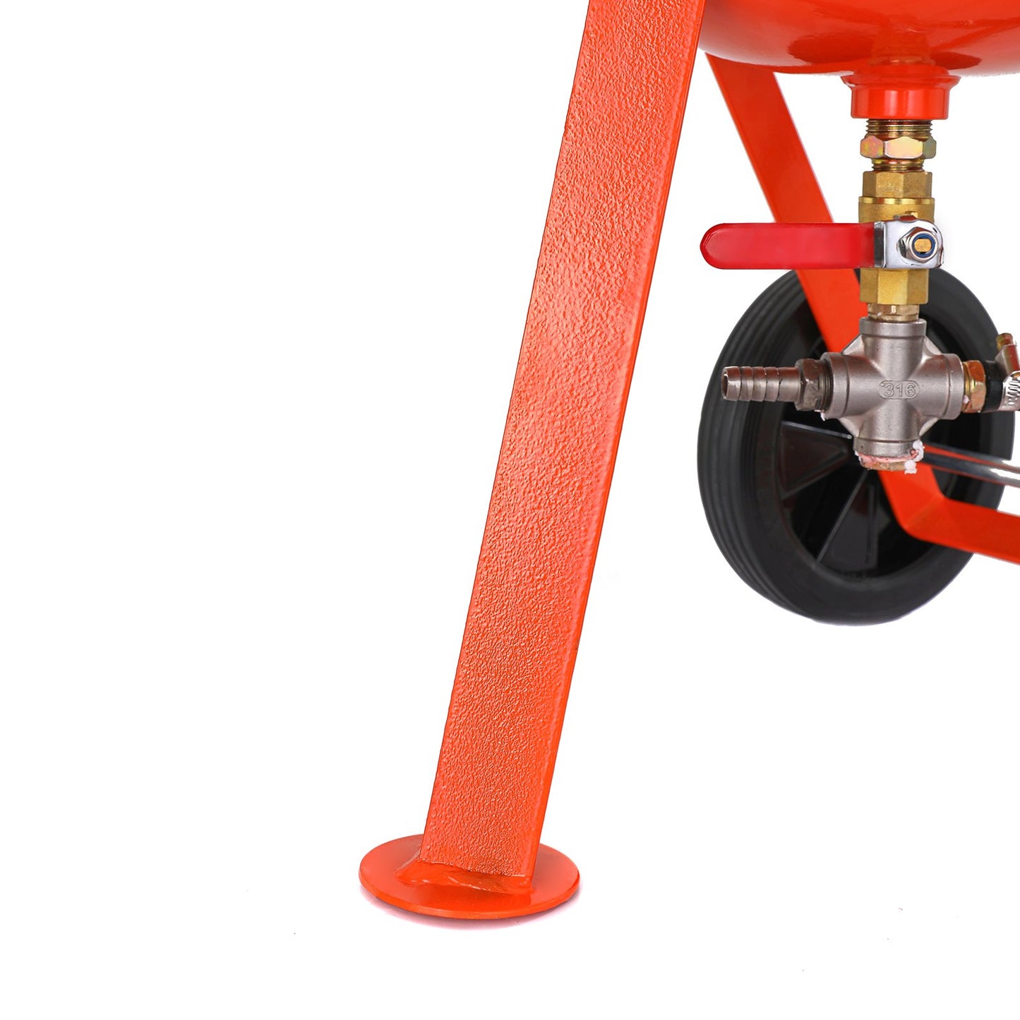 10 Gallon Heavy-Duty Sand Blaster 60-110 PSI med 2 munstycken och 7,5 fot slang