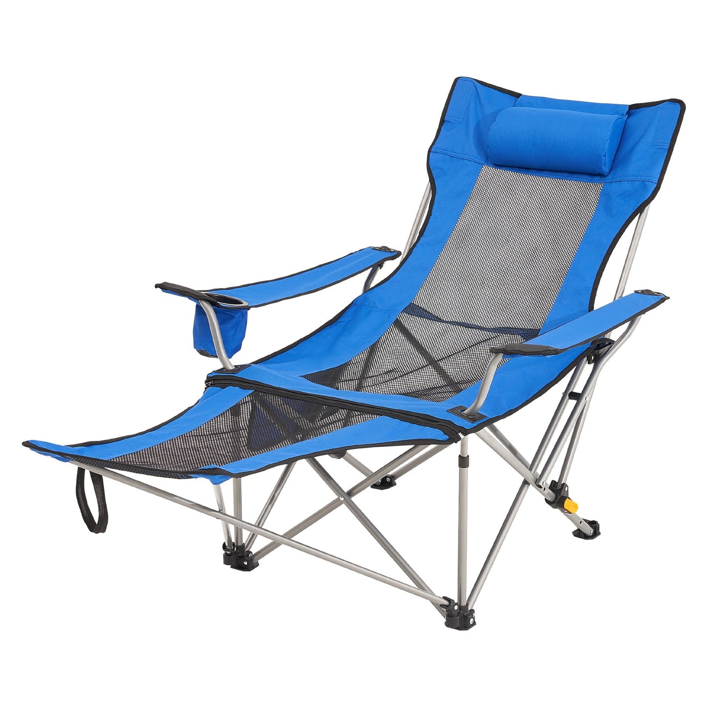 Liggande campingstol Bärbar stol 330 lbs Last för utomhus och hem