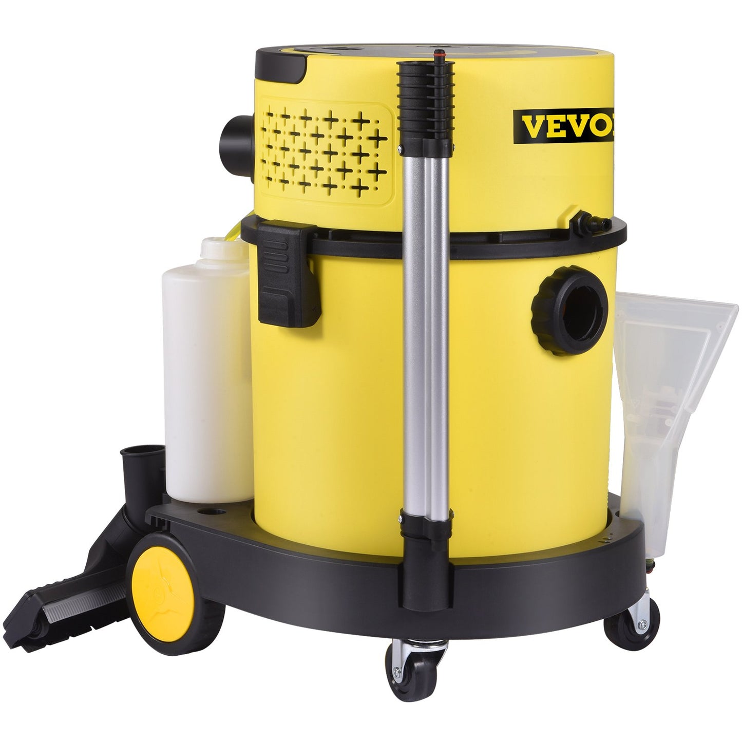 Nass-Trocken-Staubsauger, 5,3 Gallonen, 2 Spitzen-PS, tragbarer 4-in-1-Werkstattsauger mit Blas- und Sprühfunktion, Fernbedienung, HEPA- und Schwammfiltration, 5 Bürsten für Haushalt, Auto