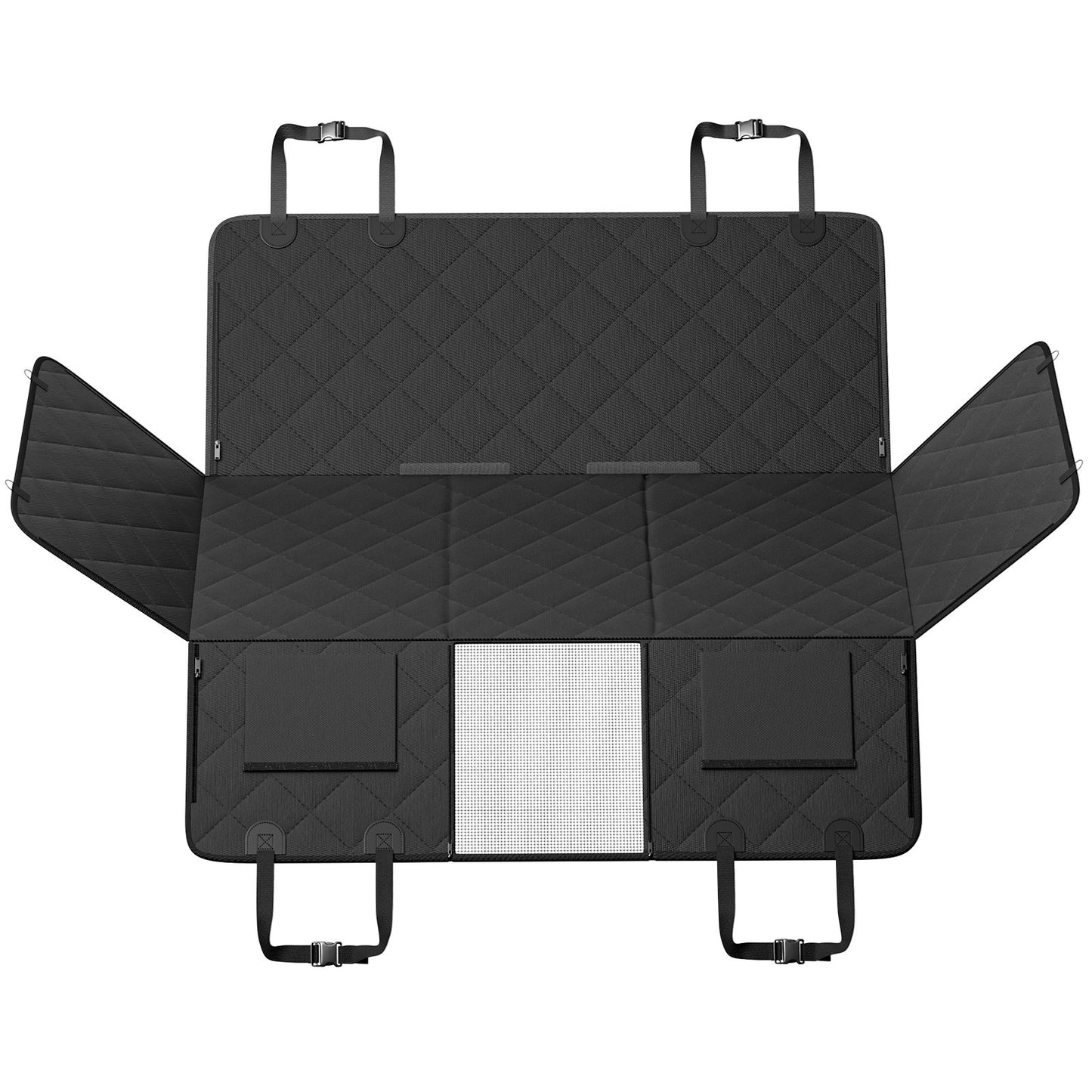 53 x 24,8 Zoll Hunde-Autositzbezug für die Rückbank, wasserdicht, 600D, für Autos