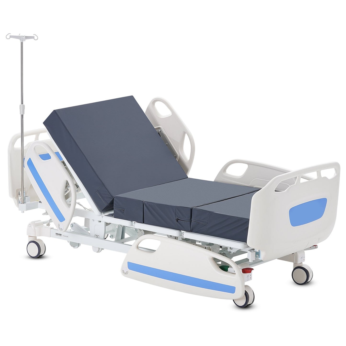 Premium 5-Funktions-vollelektrisches Krankenhausbett ICU Medizinisches Bett 550LBS Last