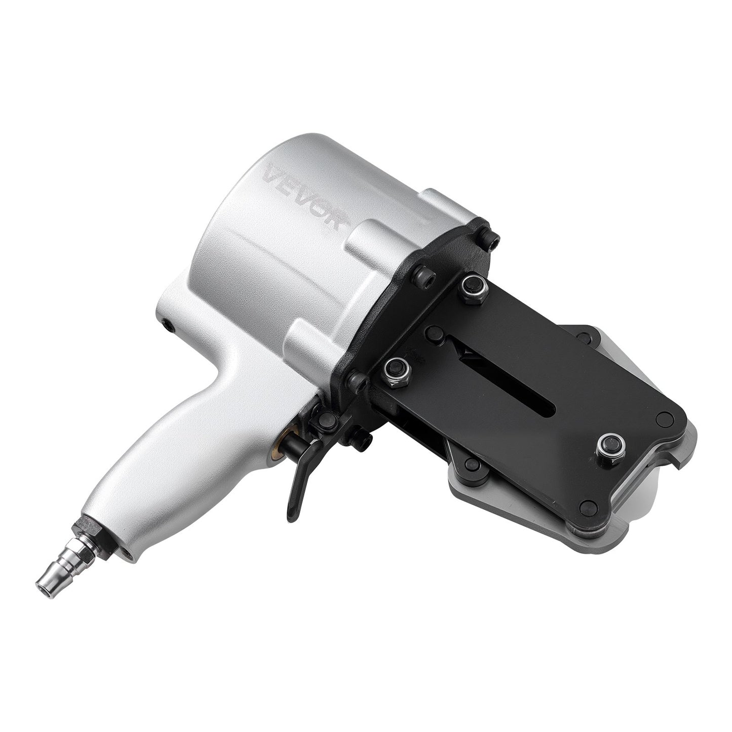 Pneumatic Steel Strapping Machine, 8500 N Tension Force, Metal Strapping Tool Tensioner and Cutter Sealer for 1.26 in Width Metal Belt, Heavy Duty Split Type Baler for High Tensile Packaging