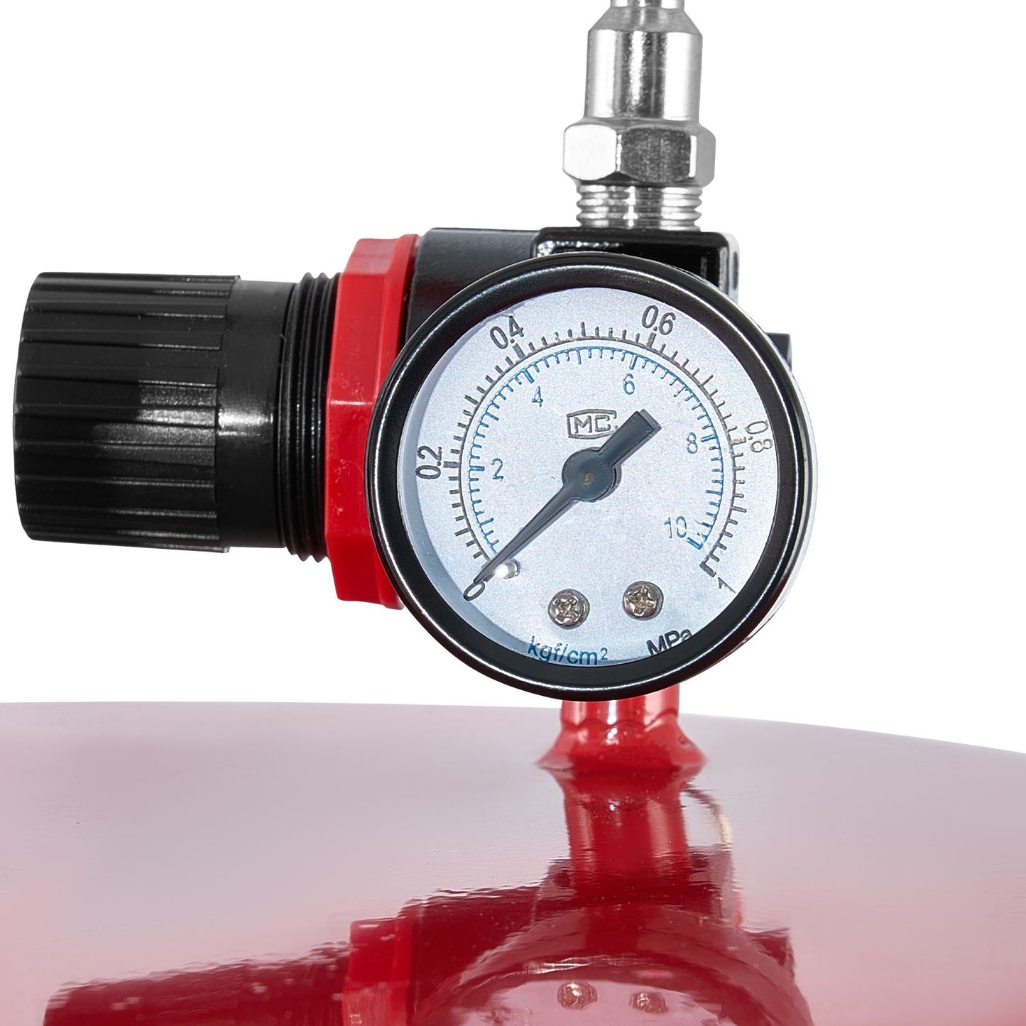 25 Gallon Waste Oil Drain Tank, Air Operated Portable Oil Drainer with Adjustable Funnel Height, Industrial Fluid Drain Tank with Wheels, Fluid Fuel Transfer Drainage for Auto Repair Shops, Red