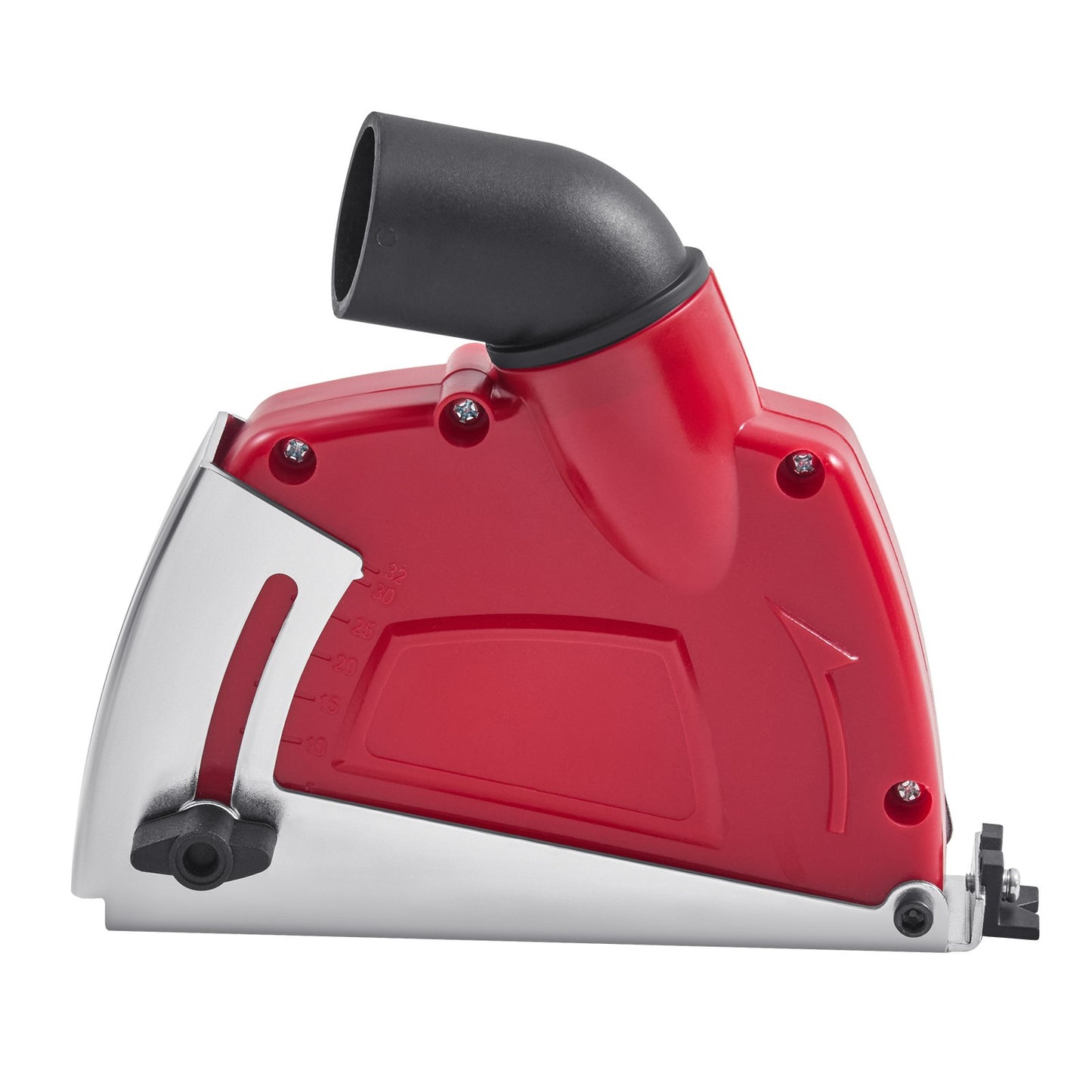 Cutting Dust Shroud for Angle Grinders, Universal 4-5 in Angle Grinder Dust Shroud with 6 Clamping Washers, Adjustable Cutting Depth, Connect to Vacuum Cleaner, for Wood Concrete Wall Stone