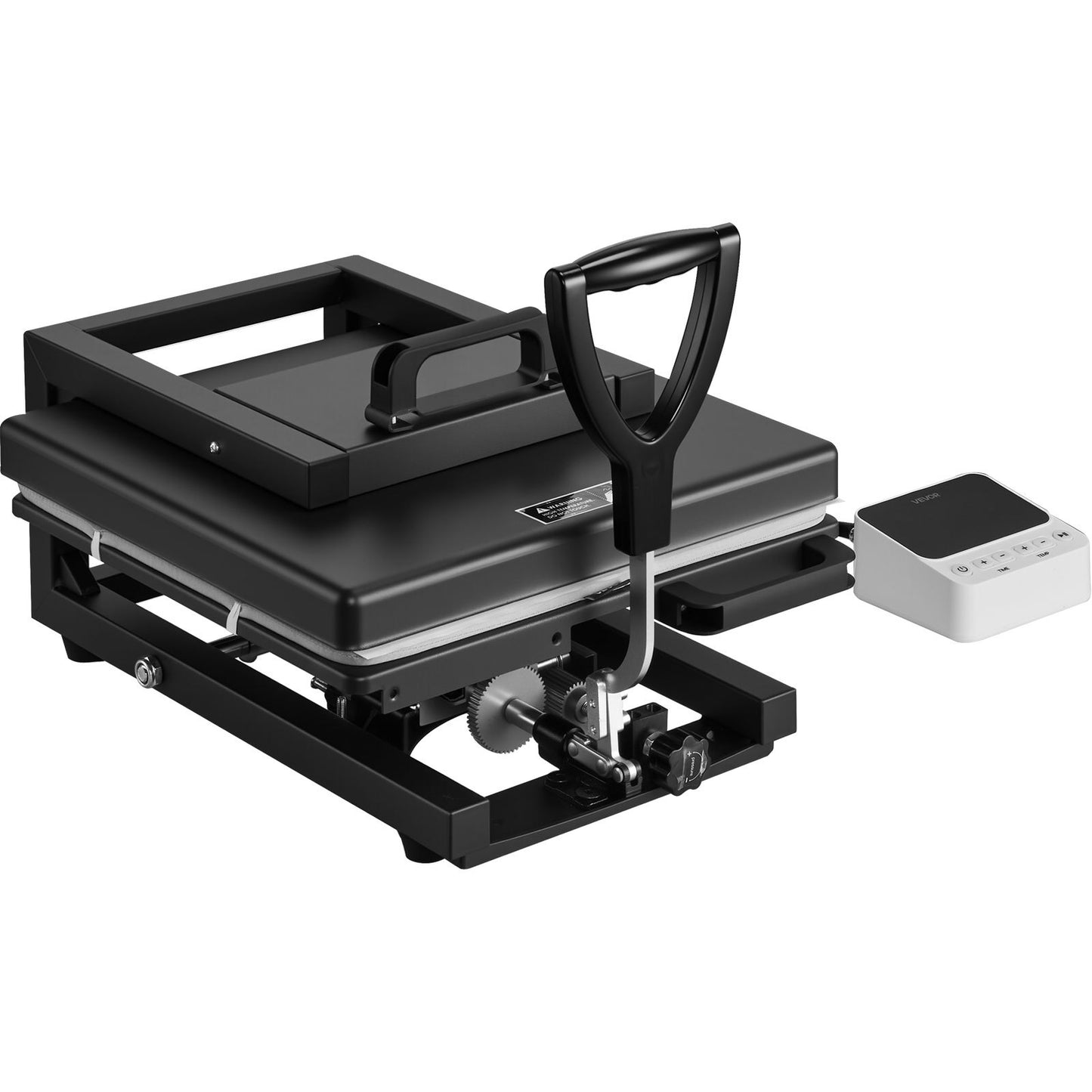 Hybrid Heat Press, 15 x 15 inch, 8-in-1 Multifunction, Heat Up Fast and Even, All-New Patented Design, Easy to Control, Sublimation Press Machine for T-shirts/Mugs/Tumblers/Caps/Plates, Black