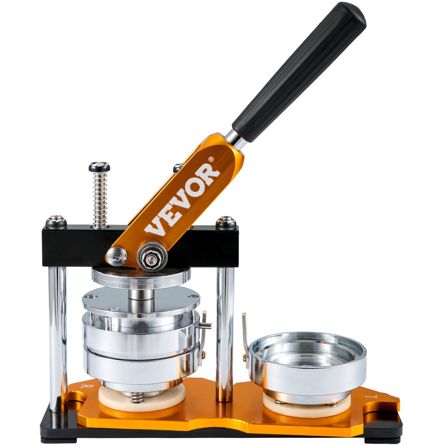 Button Maker Machine, 75 mm (3 inch) Badge Punch Press Kit, Children DIY Gifts Pin Maker, Button Making Supplies with 500pcs Button Parts & Circle Cutter & Magic Book