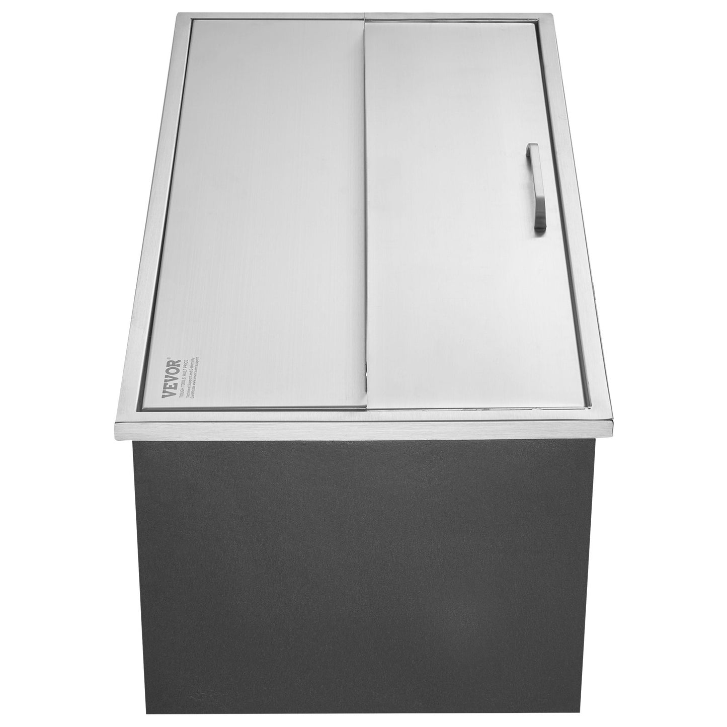 36"x18"x14" Drop in Ice Chest Ice Cooler Ice Bin Edelstahl mit Deckel