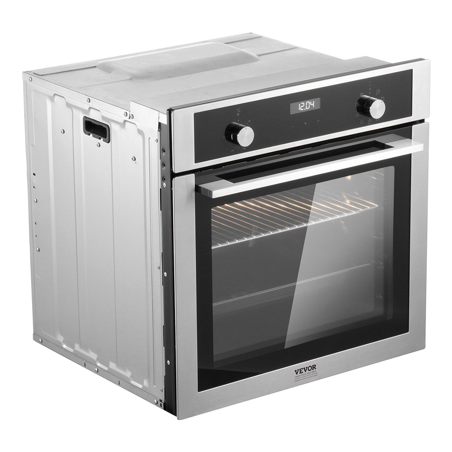 Single Wall Oven 24" Electric Built-in Wall Oven 9 Functions 2.68 Cu. Ft